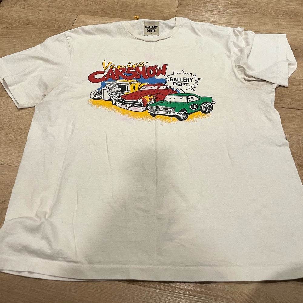 Gallery Dept White Vintage Car Show Tee